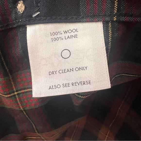 Sir Pendleton 100% Virgin Wool Long Sleeve Plaid Shirt, Medium - Picture 7 of 9